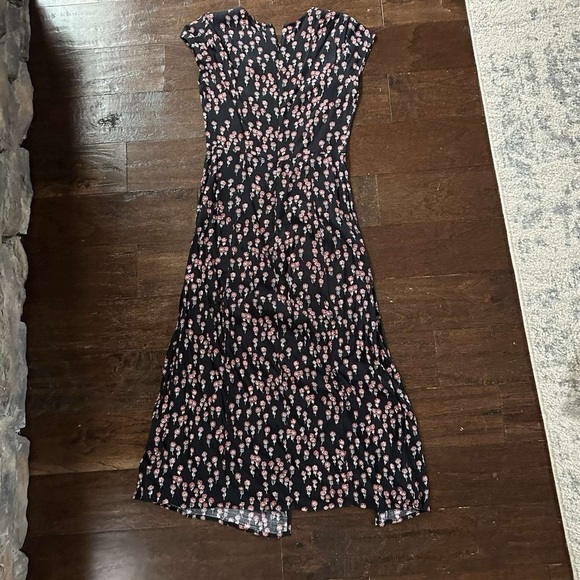 Free People-Corrie midi floral dress-size 0 new without tags - Picture 2 of 12